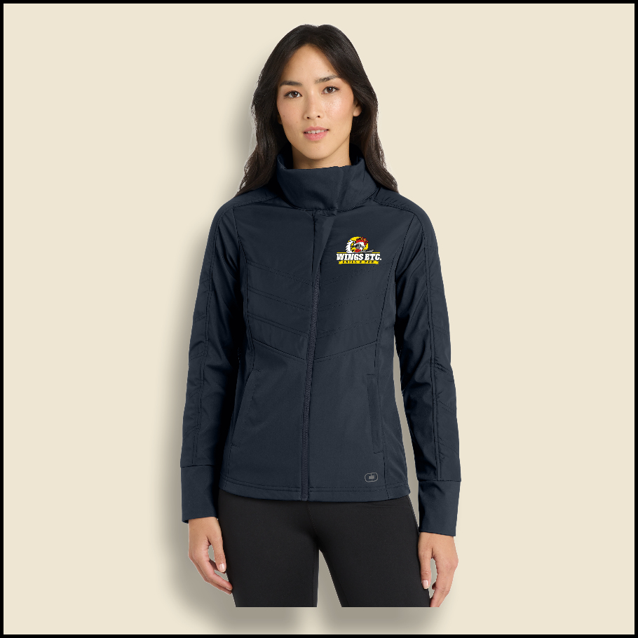 XS. Navy Womens Soft Shell Jacket